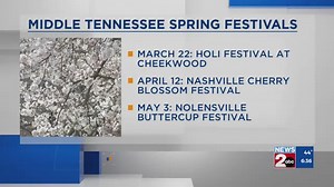 Middle Tennessee spring festivals