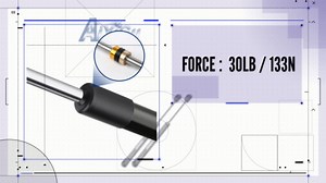13 Inch 30LB/133N Gas Shock Strut Spring Lift Support for Snugtop Leer Camper Shell Toolbox are Truck Topper Cap Canopy Door Windows