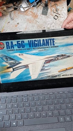 An inaugural unboxing video. A new joystick in the collection. #usnavy #unboxing #unboxingvideo #jetfighter #airforce #Airfix #vietnamwar #A5vigilante #aircraft #coldwar | Wing Leader