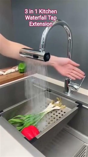 3 in 1 Kitchen Waterfall Tap Extension#shortsfeed #shorts #shortvideo #youtubeshorts #yt #amazon