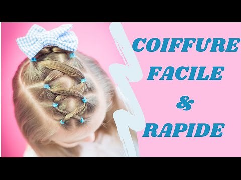 Coiffure simple pour petite fille