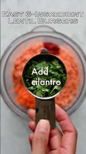 Easy 6-Ingredient Lentil Burgers