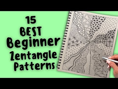 15 Easy Zentangle Patterns for Beginners