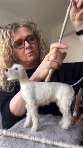 Meet an artist whose talent brings beloved pets to life in the palm of your hand! 🐾 Using incredible needle-felting techniques, she creates hyper-realistic miniature sculptures of animals—each one crafted from a photo with breathtaking detail. From cherished household pets to those who’ve crossed the rainbow bridge, her work captures their spirit in a way that’s both heartwarming & unforgettable. A perfect keepsake to display at home, these tiny masterpieces are proof that love truly lives in t