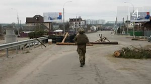 Channel 4 News team take cover in Ukraine