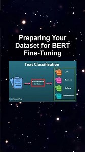 Preparing Your Dataset for BERT Fine-Tuning #ai #artificialintelligence #machinelearning #aiagent