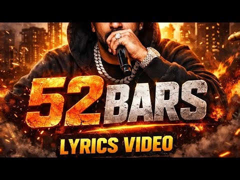 52 Bars (Lyrics video)|| Karan Aujla || Ikky || Punjabi song ||