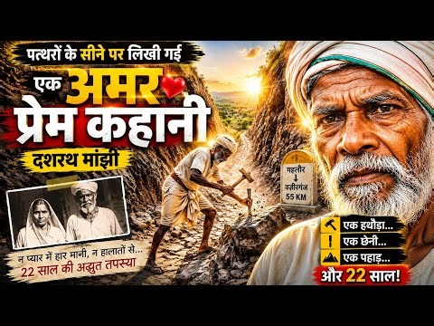 🔥 पत्थरों के सीने पर लिखी गई एक अमर प्रेम कहानी | दशरथ मांझी l Mountain Man Dashrath Manjhi