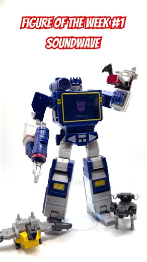 Figure of the week #1 Studio Series Soundwave! #actionfigures #transformers #soundwave