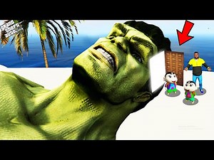 GTA 5 : Shinchan Enter Inside Hulk's Head In GTA 5 ! (GTA 5 mods)