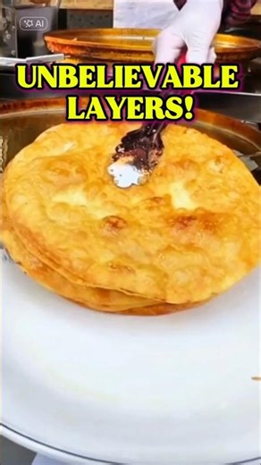 100 LAYERS of Crispy Meat Perfection! 🥩✨ #streetfoodchina #chinaeats #foodie #foodvlog #xianfood