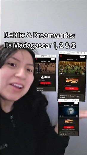 Netflix actually put all 3 Madagascar movies (Not a April's day joke)
