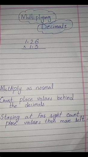Multiplying in decimals #school #teacherlife #fyp