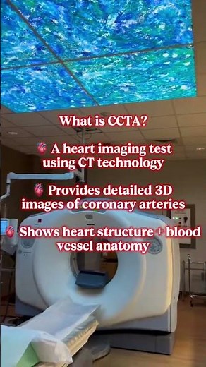 CCTA is a CT scan of the heart that shows if arteries are narrowed from plaque buildup.