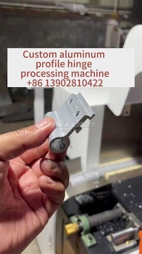 Custom aluminum profile hinge process machine