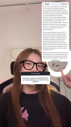 Q&A part 5 | MS PUIYI