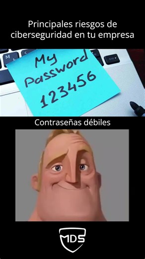 🛡️ ¿Sabes qué tipos de riesgos amenazan tu empresa? Desde phishing hasta ransomware, la ciberseguridad no es opcional. En Mobile Data Solutions sabemos cómo identificarlos y protegerte 🔐 #Ciberseguridad #RiesgosDigitales #TechTips #CiberseguridadEmpresarial #ProtegeTuEmpresa #MobileDataSolutions #SeguridadDigital #fyp #fypp #mrincrediblememe #mrincredible