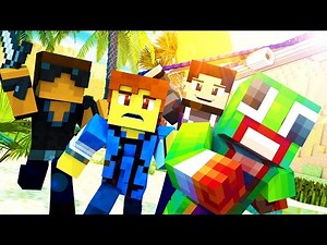 Minecraft Stranded - PLANE CRASH ATTACK!