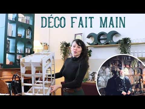 I recreated the herbalist's cabinet from Outlander… out of cardboard | DIY decor tutorial on a bu...