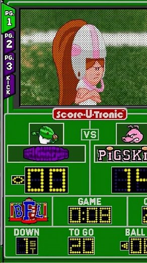 BillyJean Blackwood Goal Line Fumble! 14 Point Swing! Backyard Football 1999