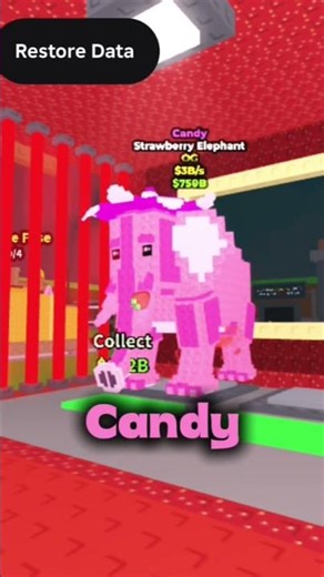 Strawberry elephant with all mutations! #roblox