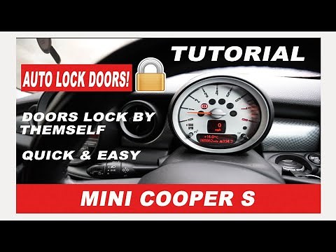 Mini cooper auto lock doors : How to set up auto lock doors