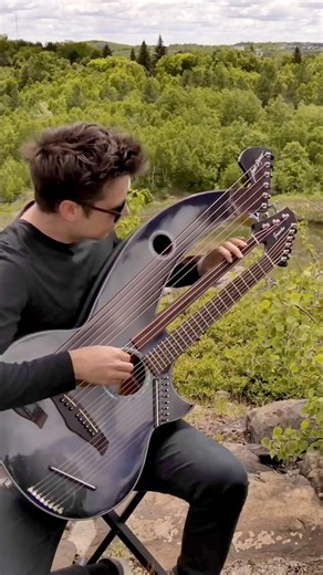 House of the Rising Sun - Triple Neck Harp Guitar 🪉🎸🎶