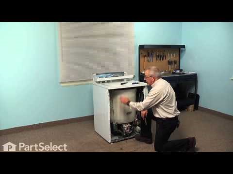 Washing Machine Repair - Replacing the Water Pressure Switch Hose (GE Part # WH41X365)