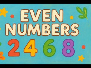 Even Numbers for Toddlers: Fun Math Learning!