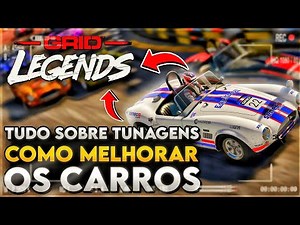 GRID LEGENDS - VEJA COMO FUNCIONA AS TUNAGENS E AS MODIFICAÇÕES DOS CARROS !!