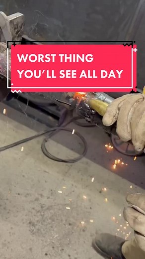 The worst thing you’ll see today 😵‍💫 #welding #welder #weldernation