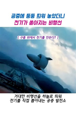 공중에 둥둥 띄워 놓았더니 전기가 쏟아지는 비행선