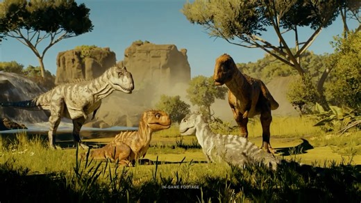 Jurassic World Evolution 3 official Majungasaurus trailer