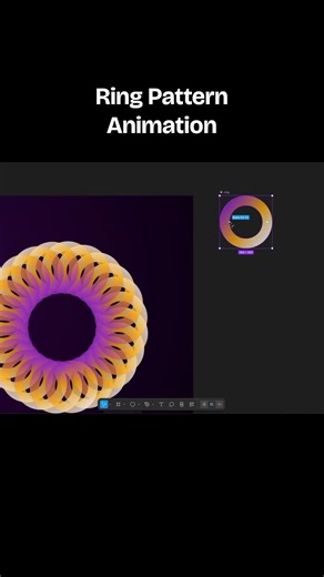 Figma creative pattern animation #figmaprototype #figmaanimation