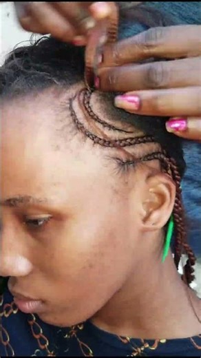 How to make Senegal twist with side cornrows #youtuber