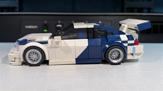 LEGO MOC Worldwide | bmw m3 gtr alms, build was created @daniellam.moc.build | Facebook