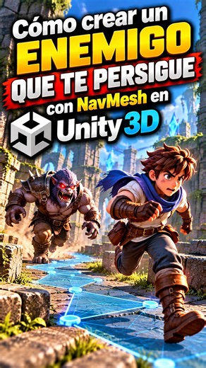 Cómo crear un enemigo que te persigue con NavMesh en Unity 3D 👾