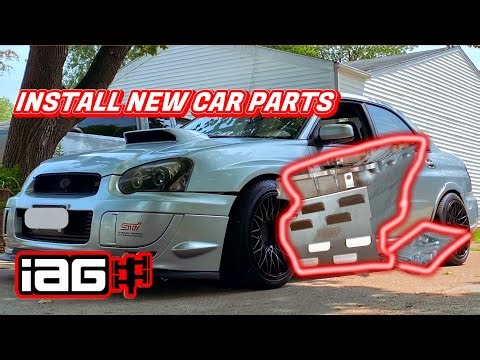 STI BUILD SERIES PRT 1 / Installing IAG street series oil pan