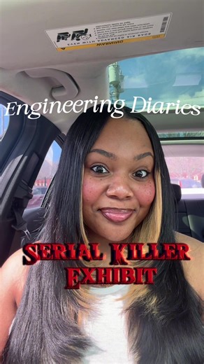 Would you walk through a serial killer exhibit? 🩸🛠️😳#EngineeringDiaries #fyp #serialkillerexhibition #truecrimetok