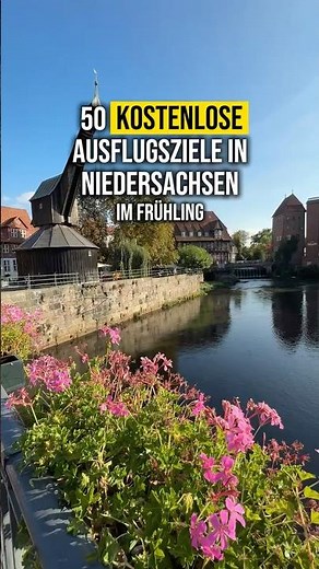 50 kostenlose Ausflugsziele Niedersachsen im Frühling 🌸