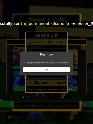 day 26 of gifting free perms fruit #roblox #bloxfruits