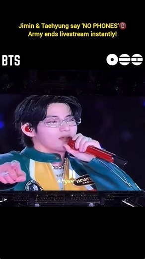 During the El Paso show, Jimin & Taehyung asked Army to put phones down and just feel the moment💜