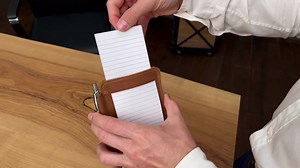 Personalized Note Card Holder, 3x5 Index Card Holder, Leather Index Card Holder, Leather Padfolio, Leather Jotter Holder, Index Card Wallet - Etsy