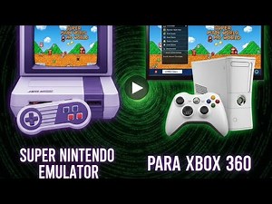 ✅Super Nintendo emulador xbox 360 con RGH usb