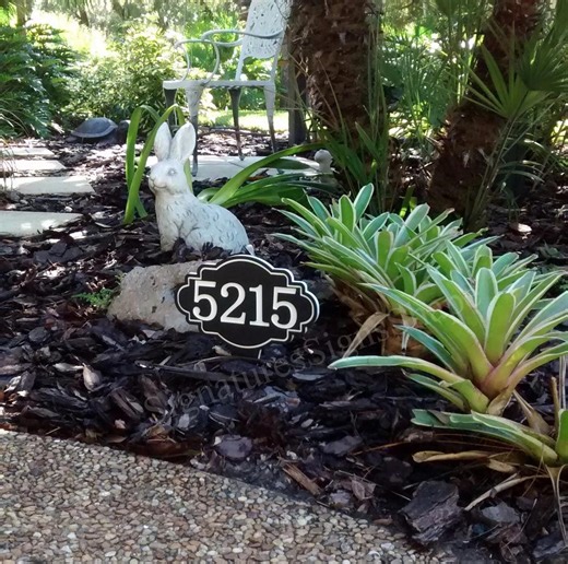 Address Yard Sign, Custom House Number Lawn Sign. - Etsy