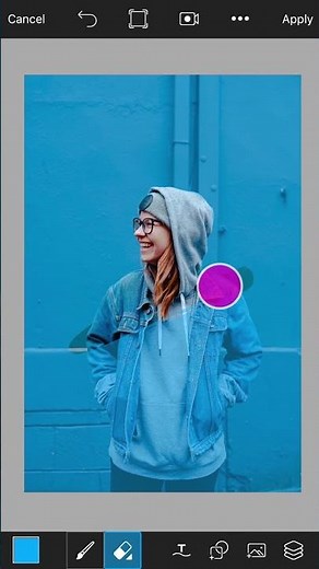 How to create a brush stroke edit | PicsArt Tutorial