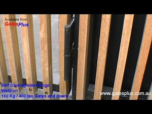 Self Closing hinge for heavy gates