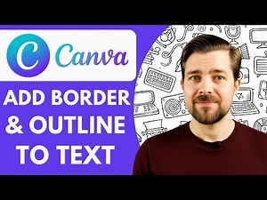 Add Border & Outline to Text in Canva 2025 (Easy Tutorial)