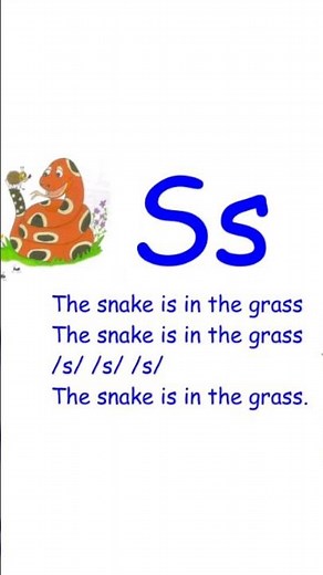 The Letter S-Jolly Phonics​ /s/ sound -​'s' words | Letter Sounds #phonics #jollyphonics