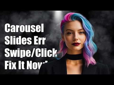 Carousel slides incorrectly when swiping or when clicking the slider controls (next/prev)
